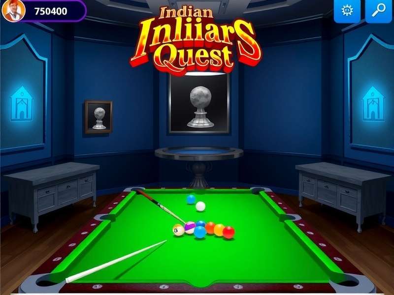 Indian Billiards Quest Tournament Screen